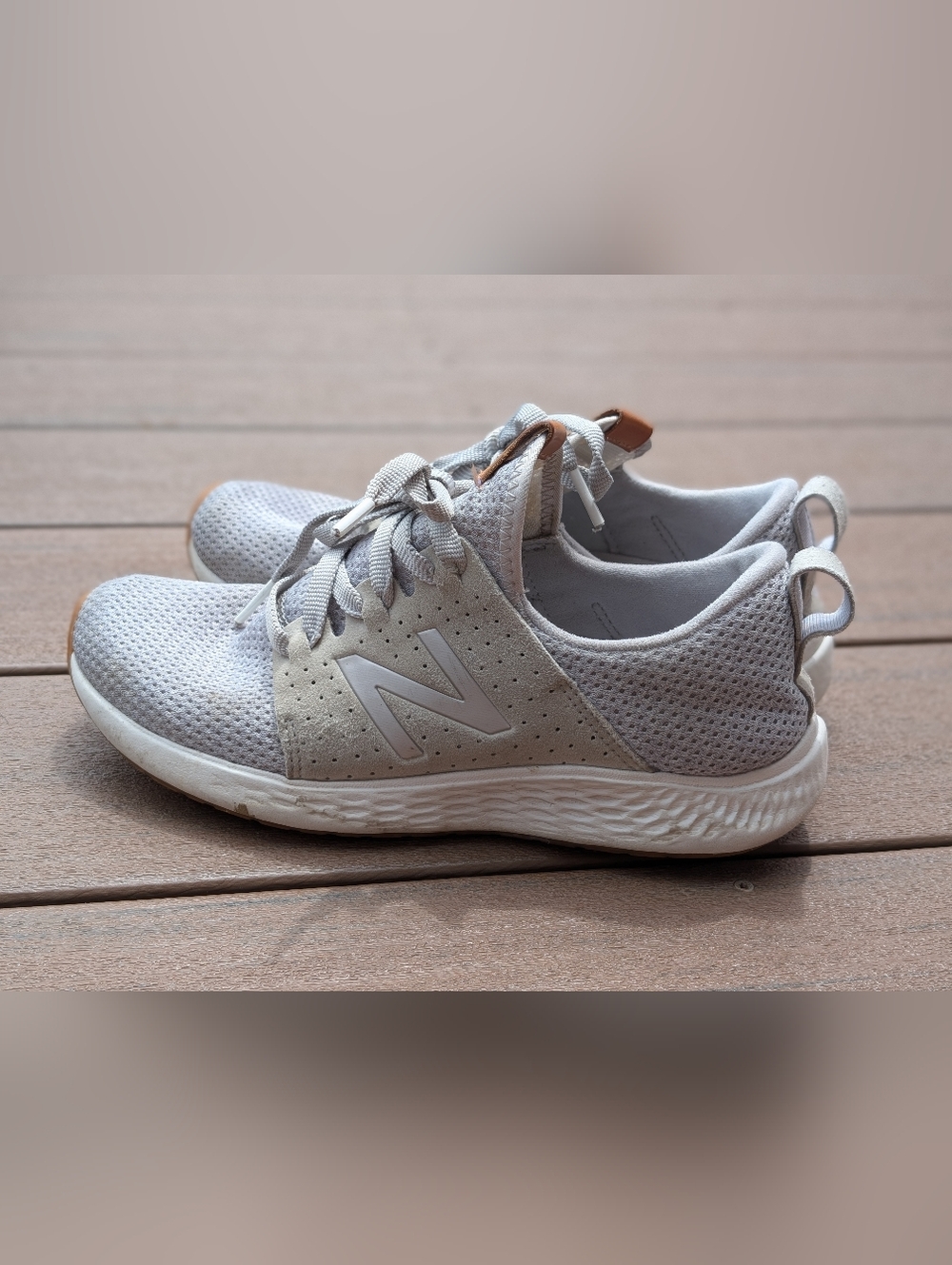 Women's Fresh Foam CruzV1 Reissue Grey Slip-on Running Sneakers from Finish Line
